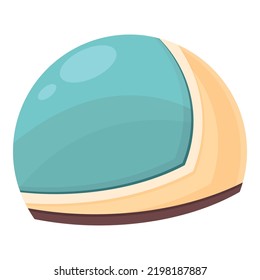 Space Helmet Icon Cartoon Vector. Planet Base. Future Astronaut