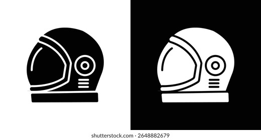 Space helmet icon of a flat style vector