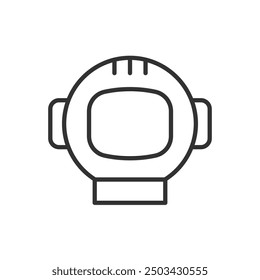 Space Helmet Icon Sign Symbol