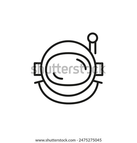 Space Helmet icon. Simple space helmet icon for social media, app, and web design. Vector illustration. 