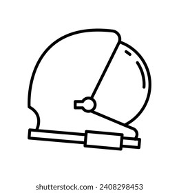 Space Helmet icon in vector. Illustration