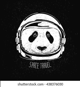 space helmet panda