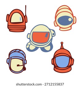 Casco espacial de un traje espacial