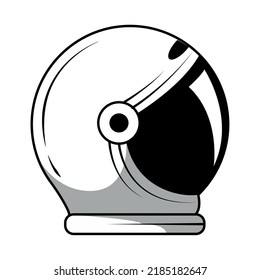 space helmet uniform icon isolated