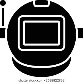Space Helmet vector icon. Can be used for printing, mobile and web applications.