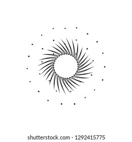 space hole icon. Element of Space for mobile concept and web apps icon. Thin line icon for website design and development, app development