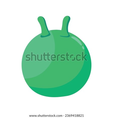 Space hopper ball vector colorful stickers Icon Design illustration. EPS 10 File