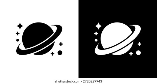Icono de espacio lleno en blanco y negro.