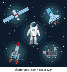 Space icon design 