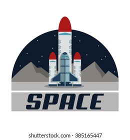 Space icon design 