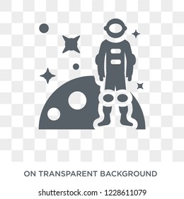 Space icon. Space design concept from Astronomy collection. Simple element vector illustration on transparent background.