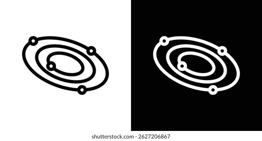 Space icon. Logotype vector set