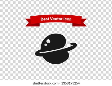 Space Icon Planet Background Vector Illustration