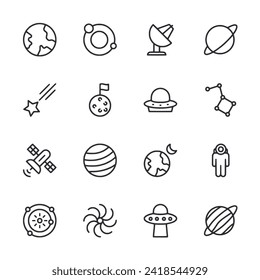 Icono de espacio aislado en blanco