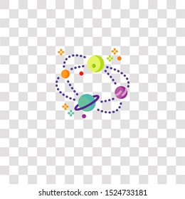 space icon sign and symbol. space color icon for website design and mobile app development. Simple Element from space collection for mobile concept and web apps icon.
