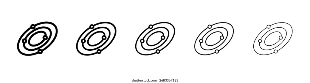 Ícone de espaço Ilustração de arte vetorial
