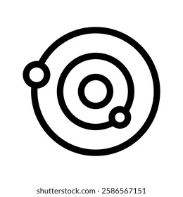 Space Icon Vector Symbol Design Illustration