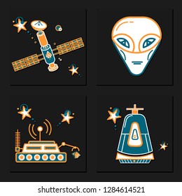 Space icons design