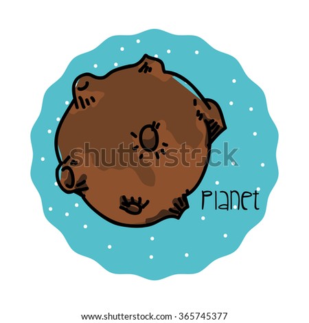 Space icons design 