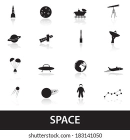 space icons eps10