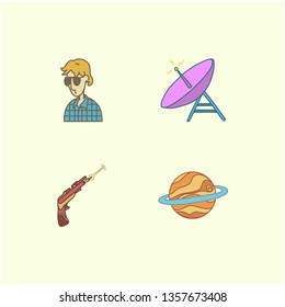 space icons, illustration 2
