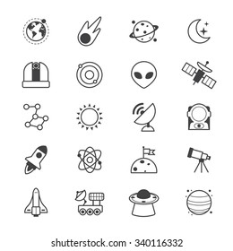 Space Icons Line