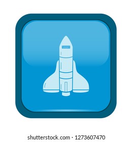 Space icons set, hand drawn cute style