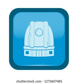 Space icons set, hand drawn cute style