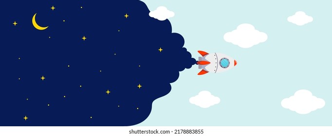 space idea banner design. space template themed banner template