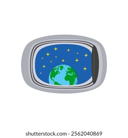 Space Illuminator, Space Vector Illustration, Isolated