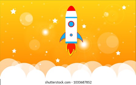 Space illustration Vector