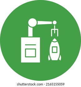 Space Industry icon vector image. Can also be used for Space. Suitable for mobile apps, web apps and print media.
