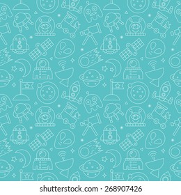 space line icon pattern set