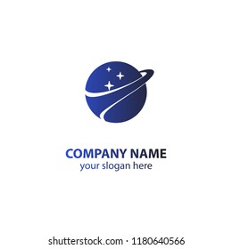 space logo design template