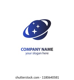 Space Logo Design Template Stock Vector (Royalty Free) 1180640650