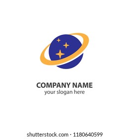 space logo design template
