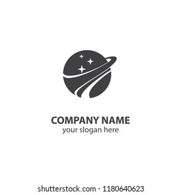 space logo design template