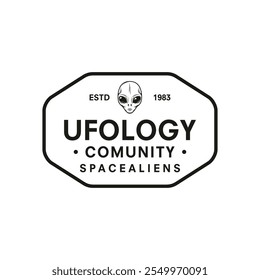 ilustração vetorial de design do logotipo space