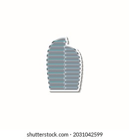 space logo sticker pack logo emblem vector