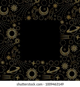 Space Luxury Seamless Frame