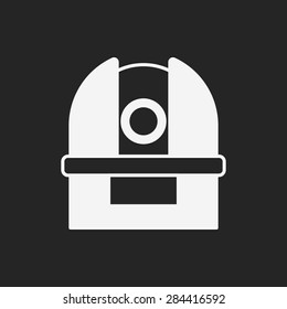 Space machine robot icon