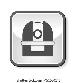 Space machine robot icon