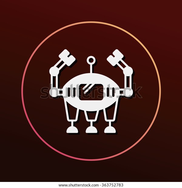 Space machine robot\
icon