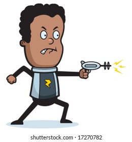 Space Man Shooting