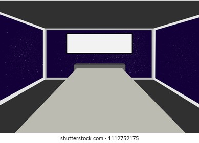 Space Meeting Room Vector Design