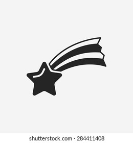 Space meteoric stone icon