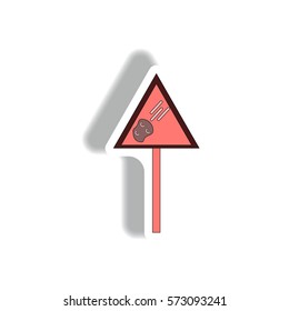 space meteorite sign