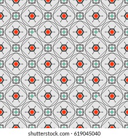 Space modern futurism background pattern 
