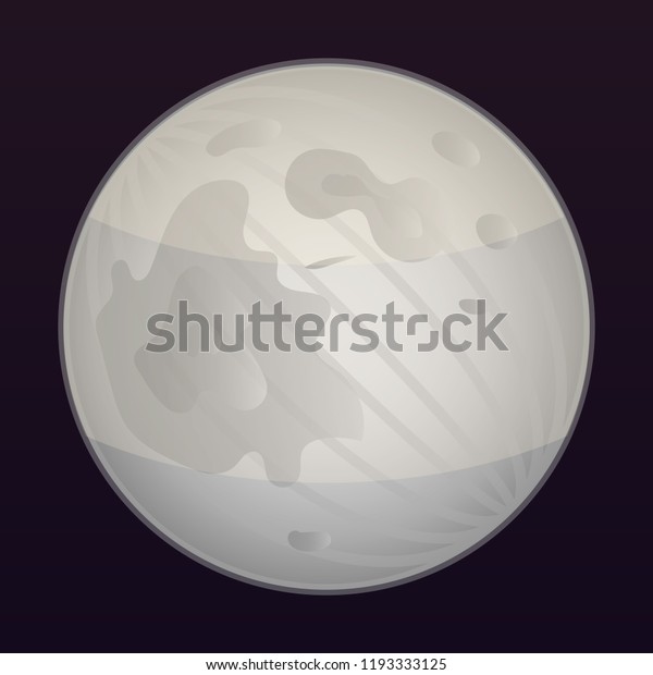 Space moon icon. Isometric\
of space moon vector icon for web design isolated on black\
background