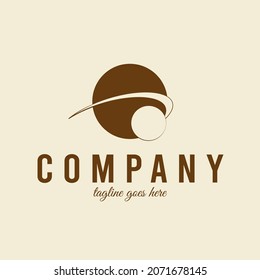 Space and moon logo design inspiration. Aesthetic logo design for beauty care, skin care, spa, yoga, girl fashion and beauty clinic treatment. Initial moon for cosmetic or fashion feminine brand.